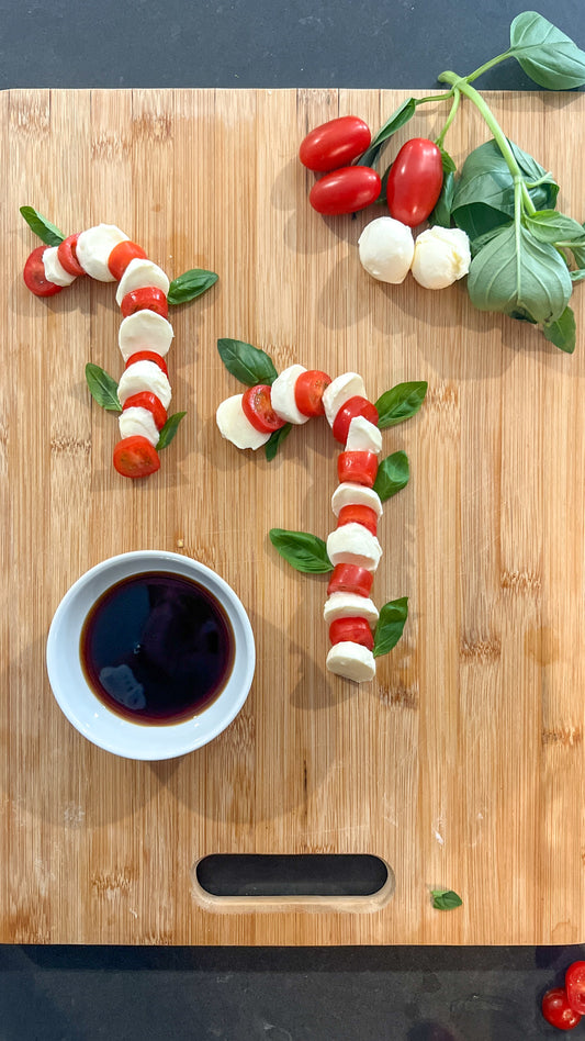 12 Recipes of Christmas: Candy Cane Caprese Salad