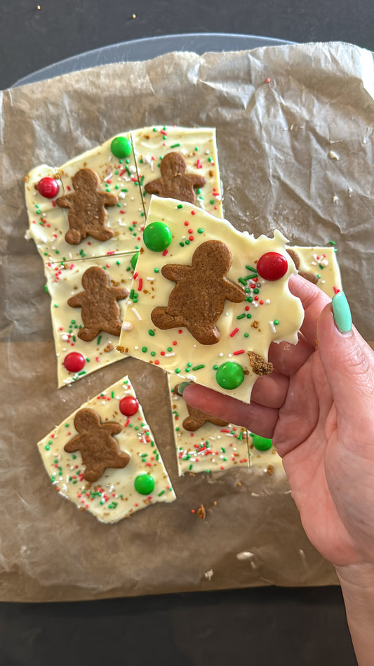 12 Recipes of Christmas: Gingerbread Chocolate Bark 