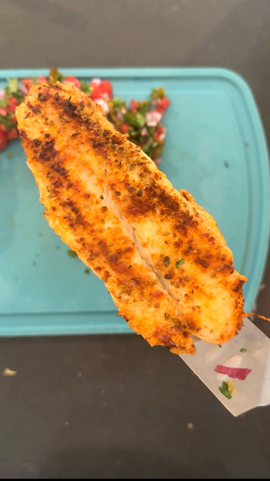 Golden Air-fryer Fish no coating 