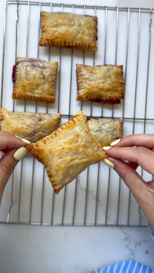 Raspberry & White Chocolate Parcels 