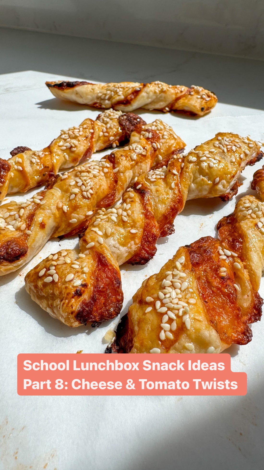 Cheese & Tomato Twists 