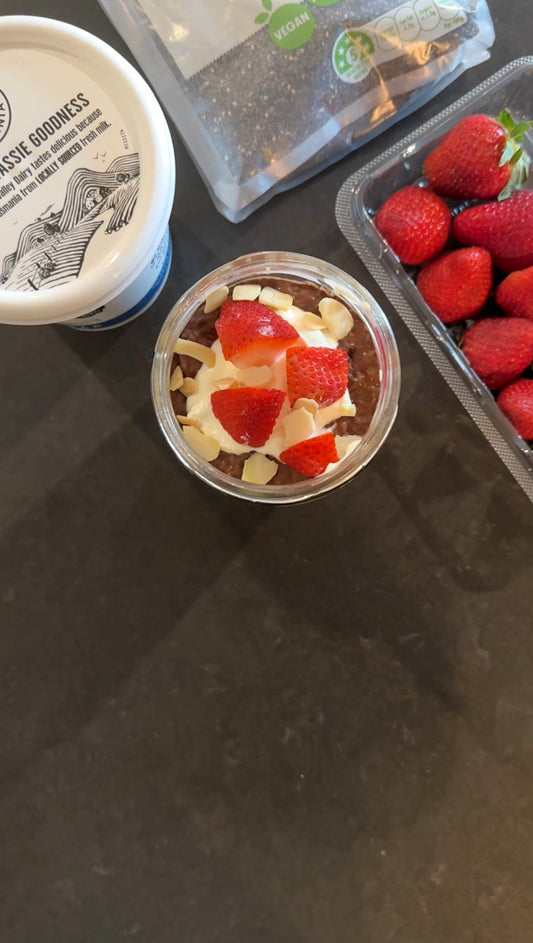 Chocolate Chia Puddings