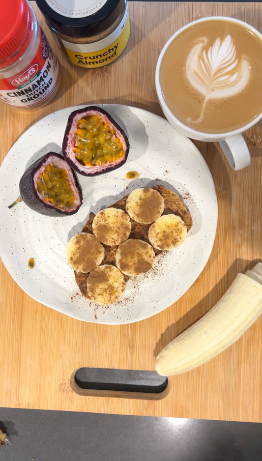 Almond Butter and Banana Toast