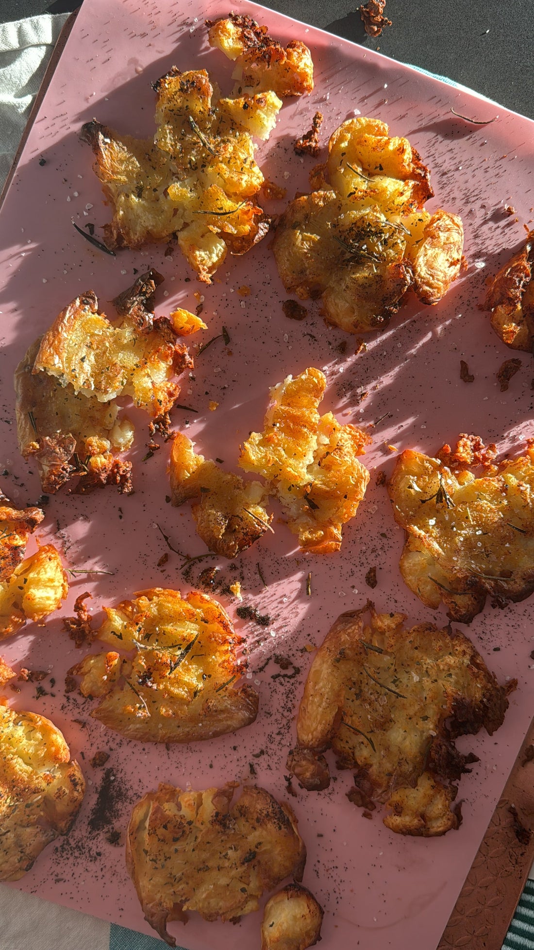 Super Crispy Smashed Potatoes