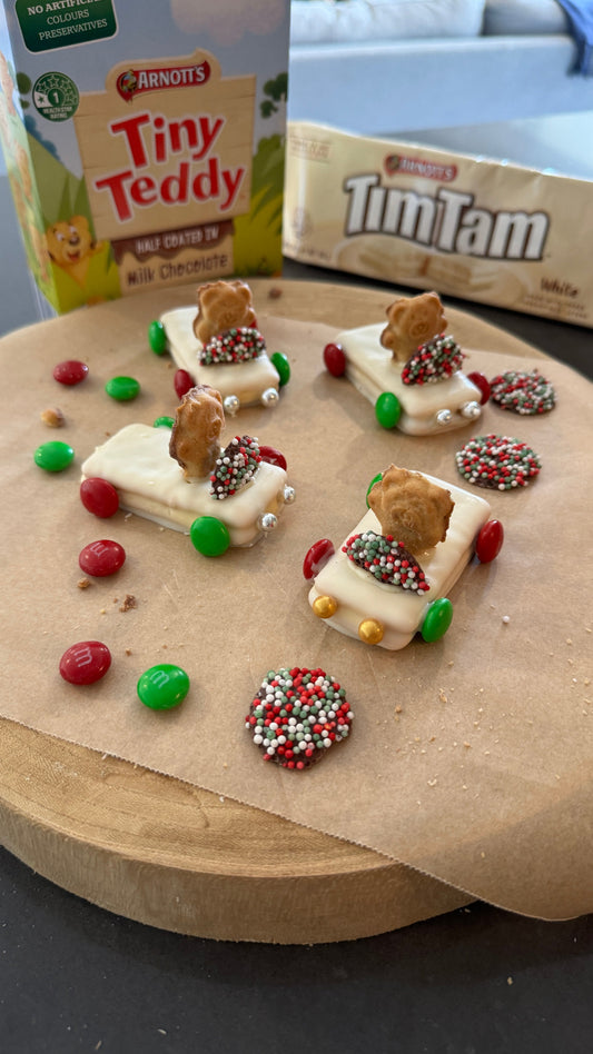 The Cutest Christmas Tim Tam Cars