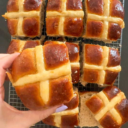 Fruitless Hot Cross Buns Easter Recipe