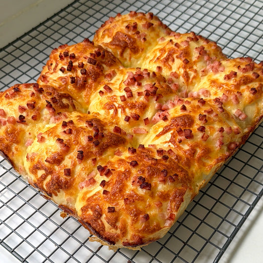 Homemade Cheese & Bacon Rolls - Soft, Fluffy & Bakery Style