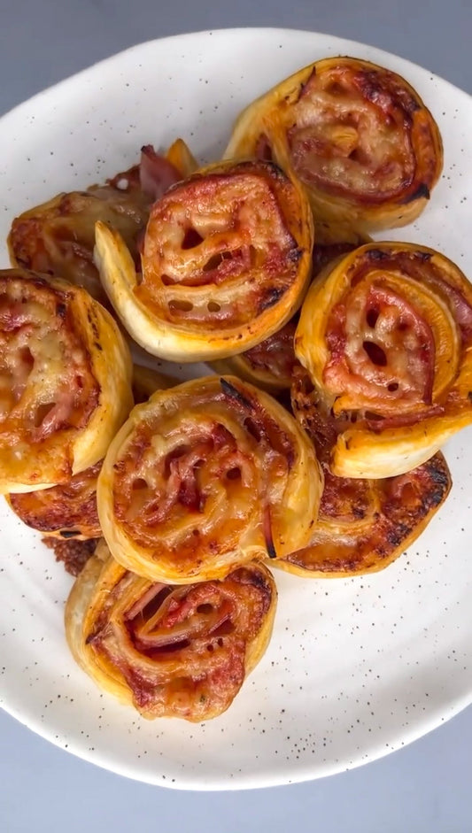 Ham, Cheese & Tomato Scrolls – Easy Snack or Lunchbox Favourite